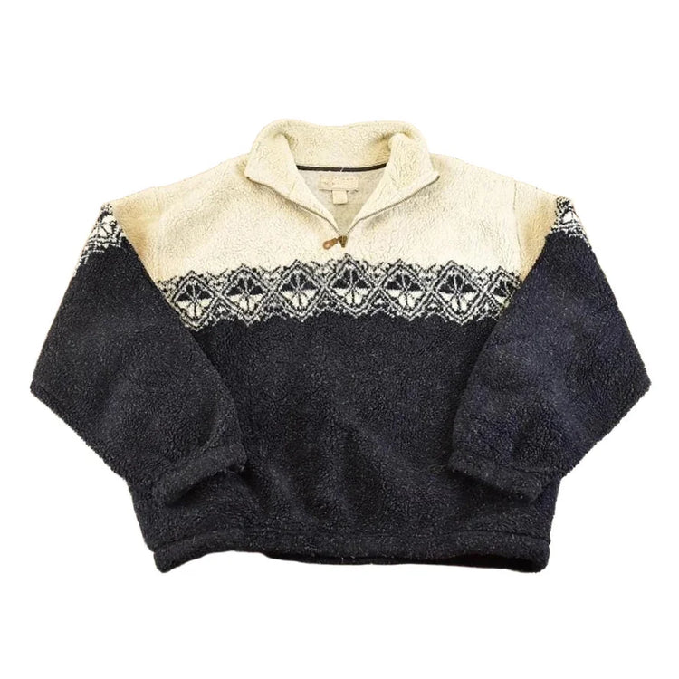 Vintage 1990s Consensus Heavyweight Fleece Full Zip Sweater Men's XL from propervintagecanada