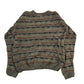 Vintage 1990s Consensus Knit Abstract Pattern Crewneck Sweater Men's Medium from propervintagecanada