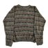 Vintage 1990s Consensus Knit Abstract Pattern Crewneck Sweater Men&