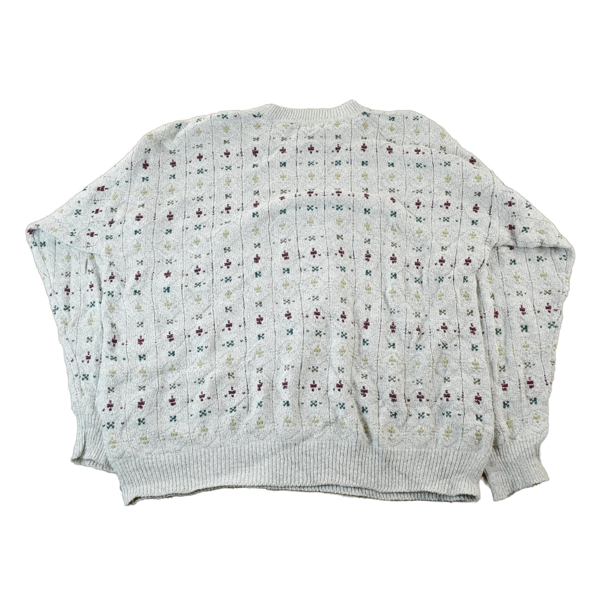 Vintage 1990s Consensus Knitted Crewneck Sweater Men's XL from propervintagecanada