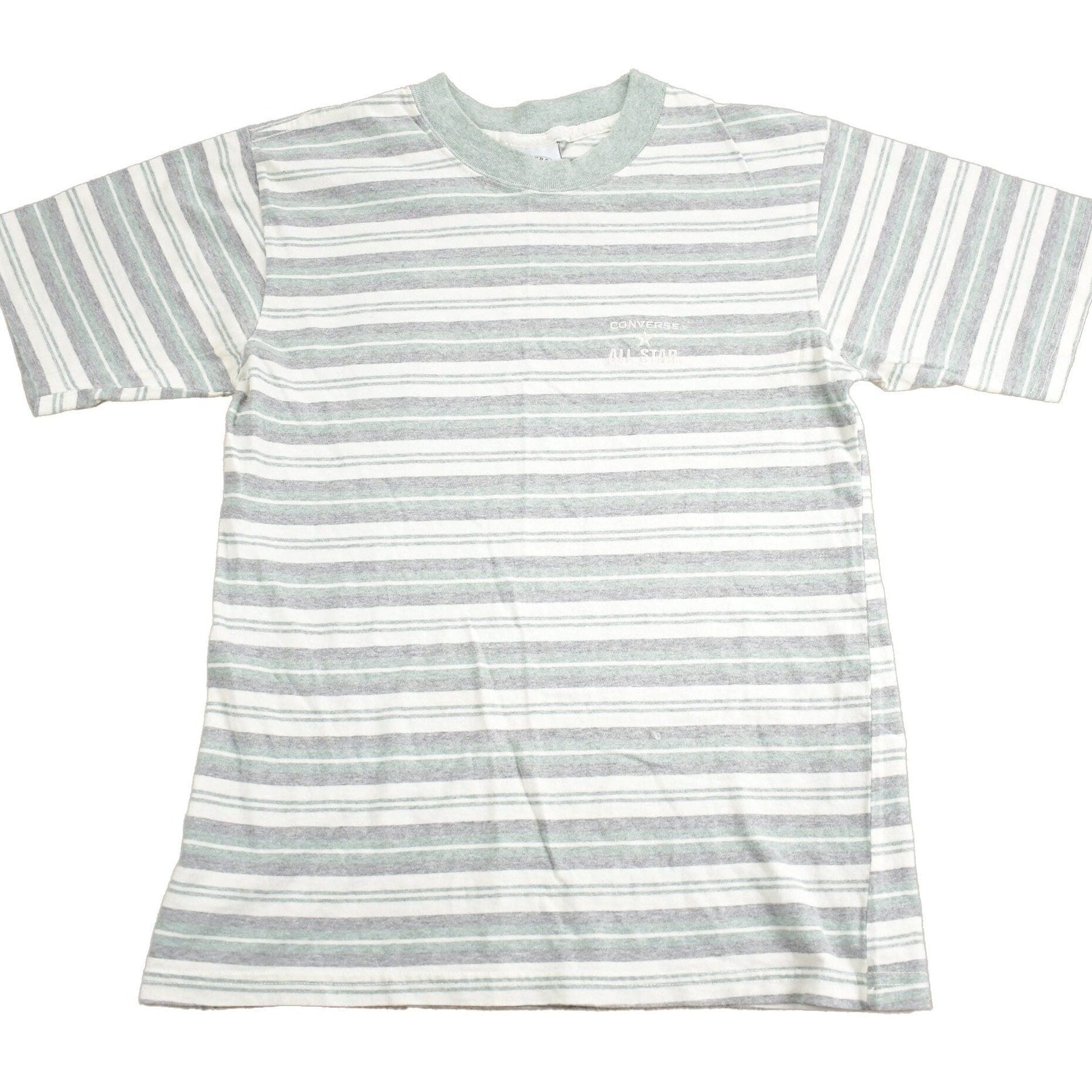 Vintage 1990s Converse All Star Embroidered Striped T Shirt Men's Small from propervintagecanada