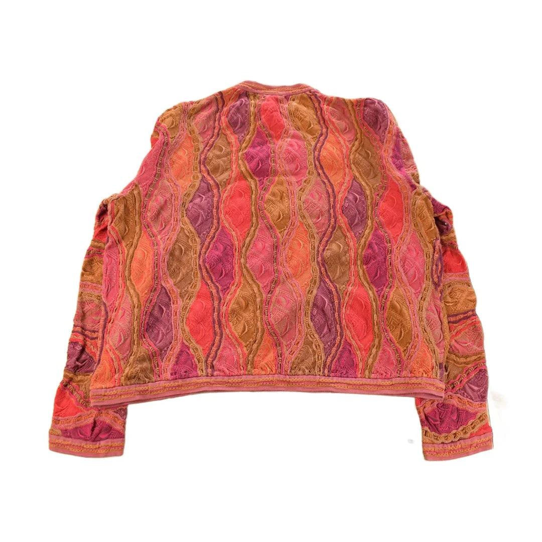 Vintage 1990s Coogi 3D Knit Abstract Crewneck Sweater Men's 2XL from propervintagecanada