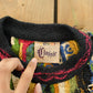 Vintage 1990s Coogi 3D Knit Abstract Crewneck Sweater Men's Large from propervintagecanada