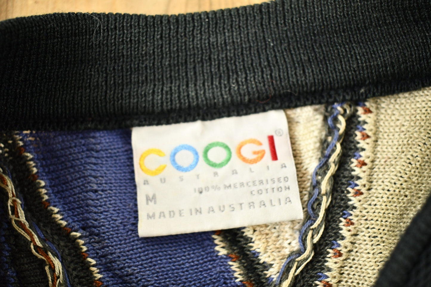 Vintage 1990s Coogi Australia 3D Cable Knit Crewneck Sweater Men's Medium from propervintagecanada