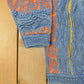 Vintage 1990s Coogi Blues 3D Abstract Knit Sweater Men's Medium from propervintagecanada