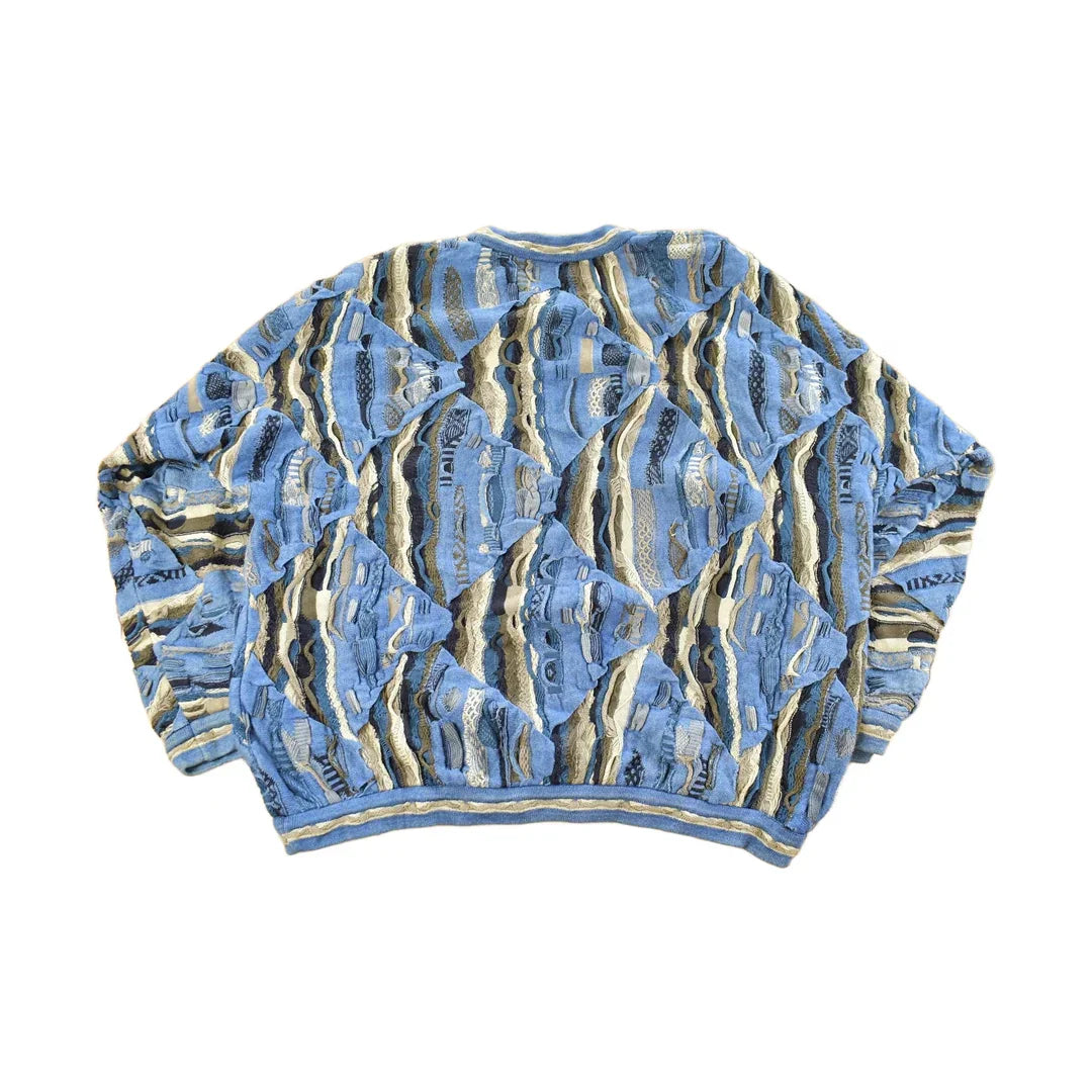 Vintage 1990s Coogi Blues Knit Sweater Men's XL from propervintagecanada