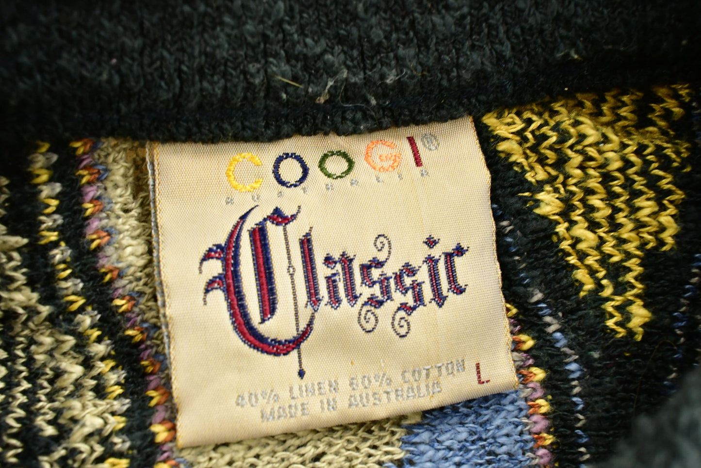 Vintage 1990s Coogi Classic Knit Sweater from propervintagecanada