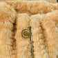 Vintage 1990s Coogi Cropped Faux Fur Bomber Jacket Women's L from propervintagecanada
