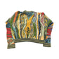 Vintage 1990s Coogi Cuggi 3D Knit Abstract Crewneck Sweater Men's Short Medium from propervintagecanada