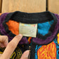 Vintage 1990s Coogi Quarter Zip 3D Knit Abstract Crewneck Sweater Women's S from propervintagecanada