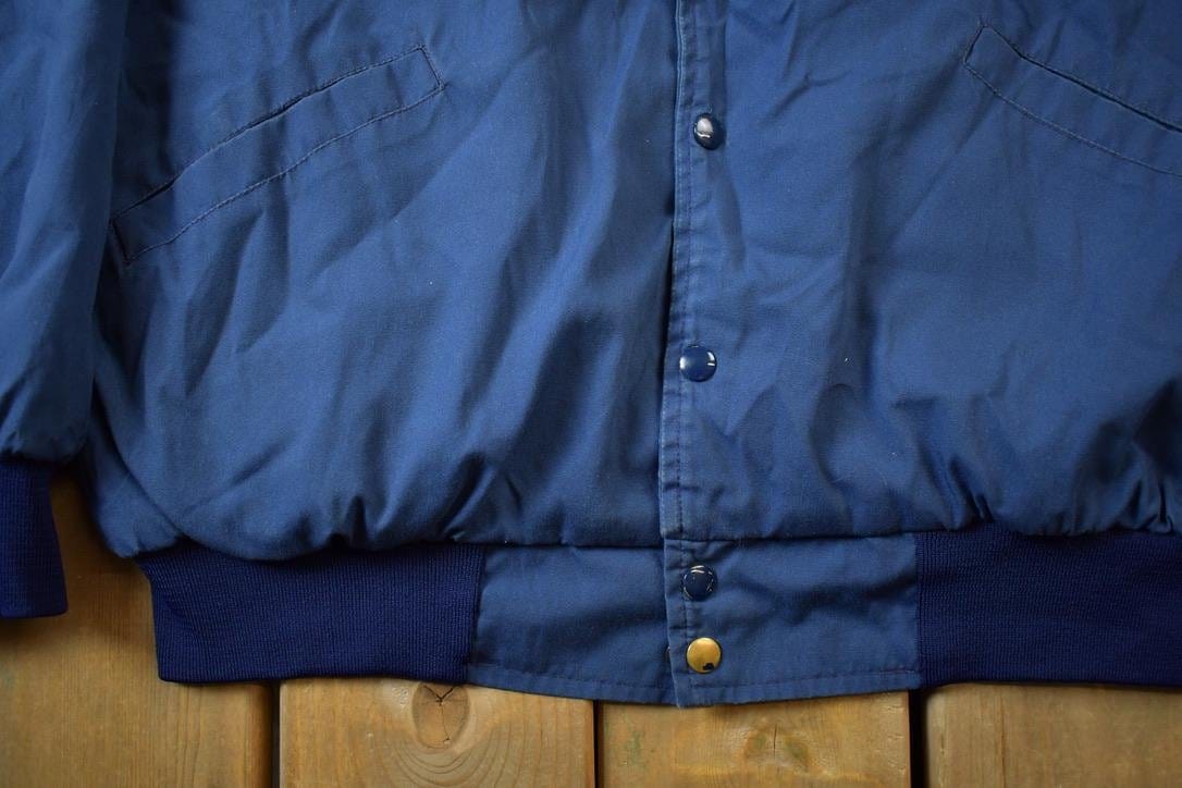 Vintage 1990s Cooper Engineering Button Snap Light Bomber Jacket Men's XL from propervintagecanada