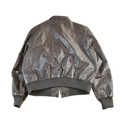 Vintage 1990s Cooper Leather Moto Cafe Biker Jacket Men's Medium from propervintagecanada