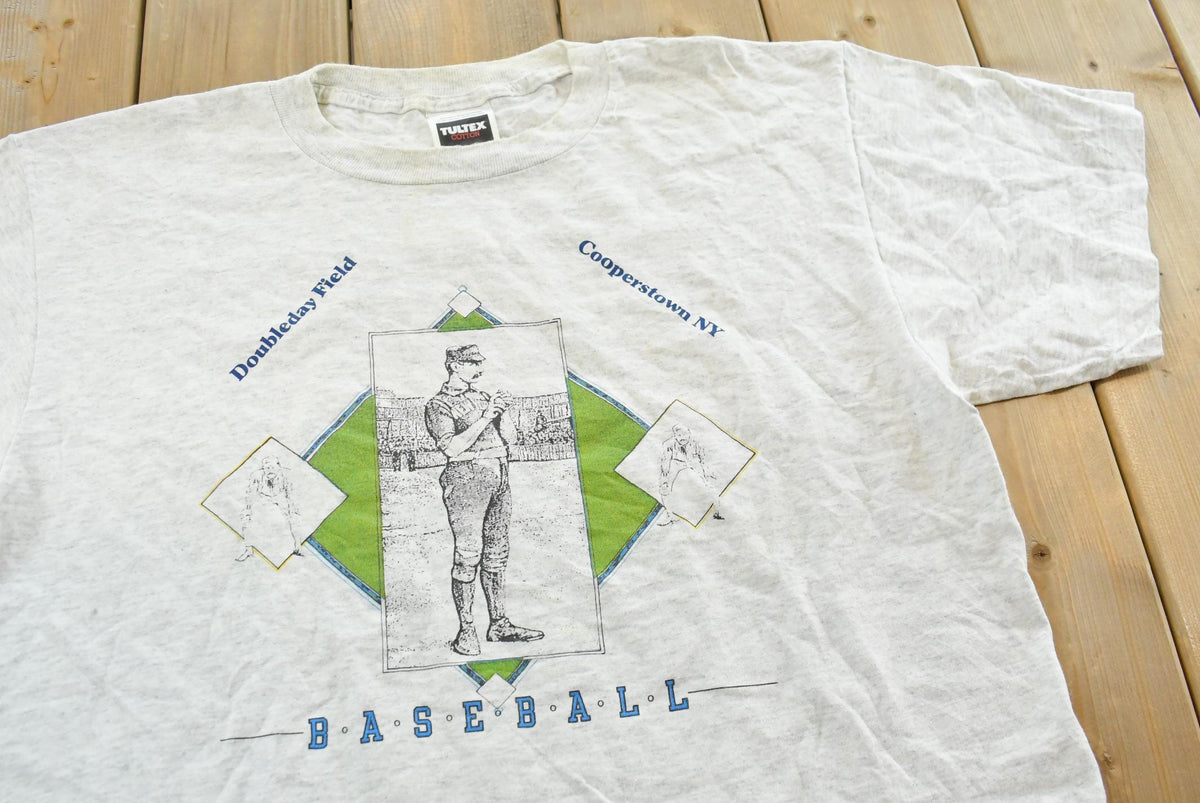 Vintage 1990s Cooperstown Baseball Hall of Fame Souvenir T Shirt Mens L from propervintagecanada