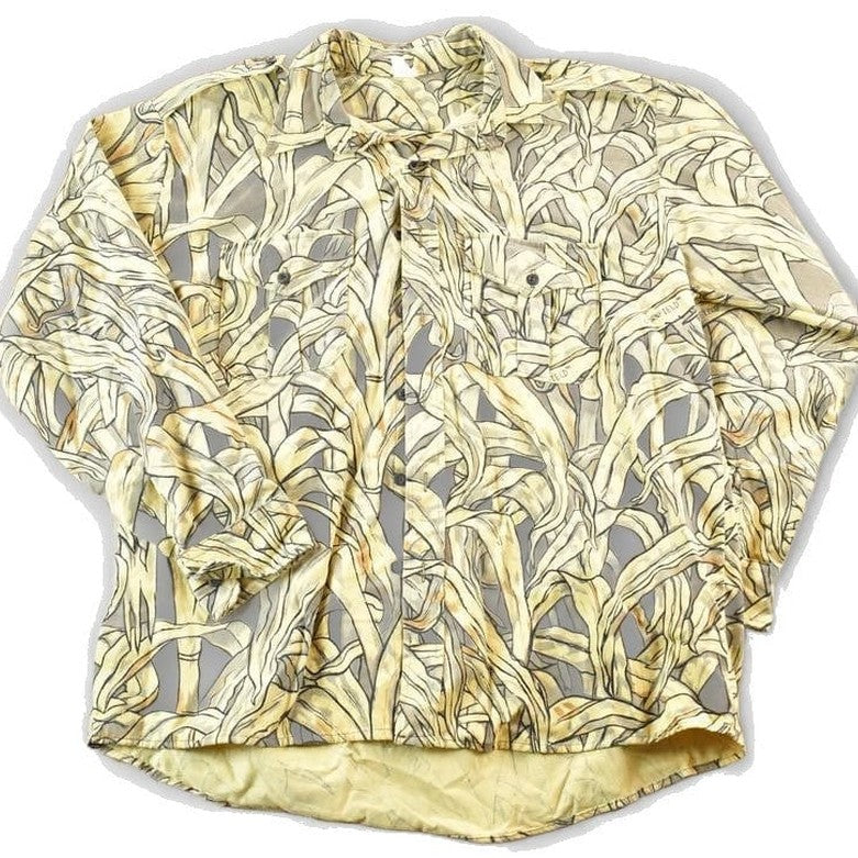 Vintage 1990s Cornfield AOP Button Up Shirt Mens XL from propervintagecanada