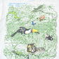 Vintage 1990s Costa Rican Rain Forest Preservation Single-Stitch Souvenir Travel T-Shirt Men's Small from propervintagecanada