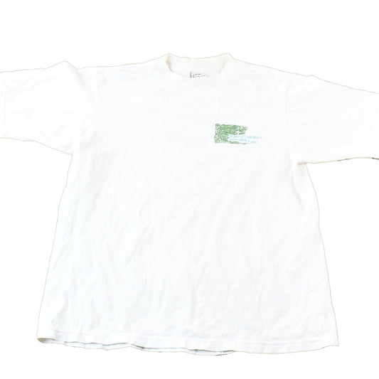 Vintage 1990s Costa Rican Rain Forest Preservation Single-Stitch Souvenir Travel T-Shirt Men's Small from propervintagecanada