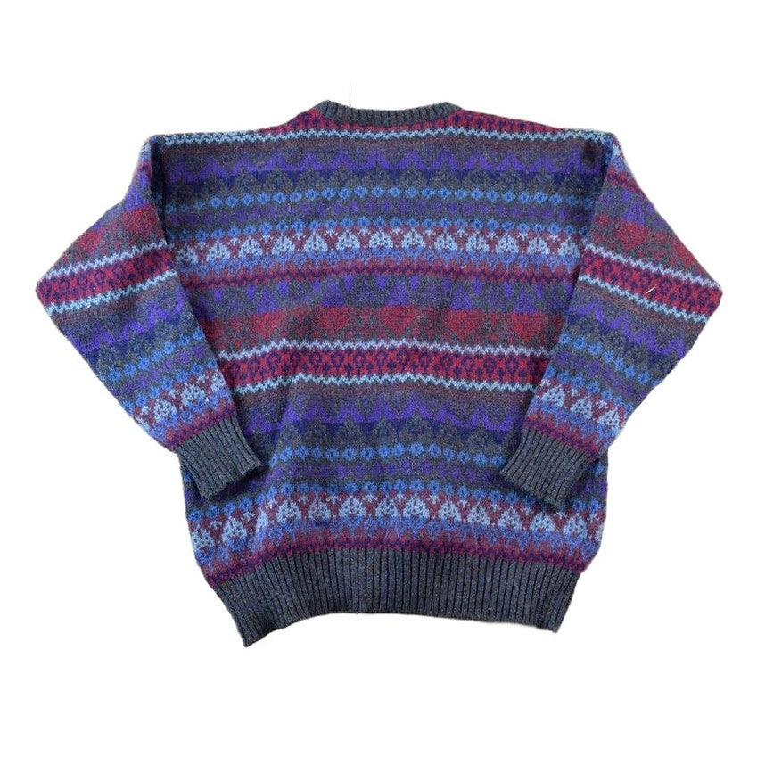 Vintage 1990s Cotswold 100% Wool Knit Sweater Men's XL from propervintagecanada