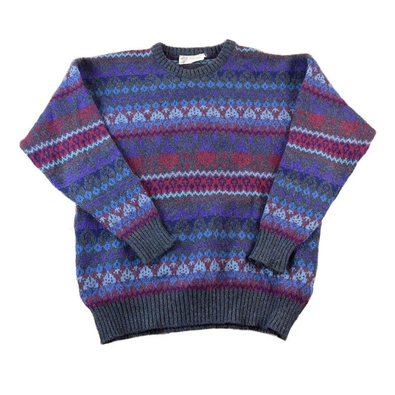 Vintage 1990s Cotswold 100% Wool Knit Sweater Men's XL from propervintagecanada