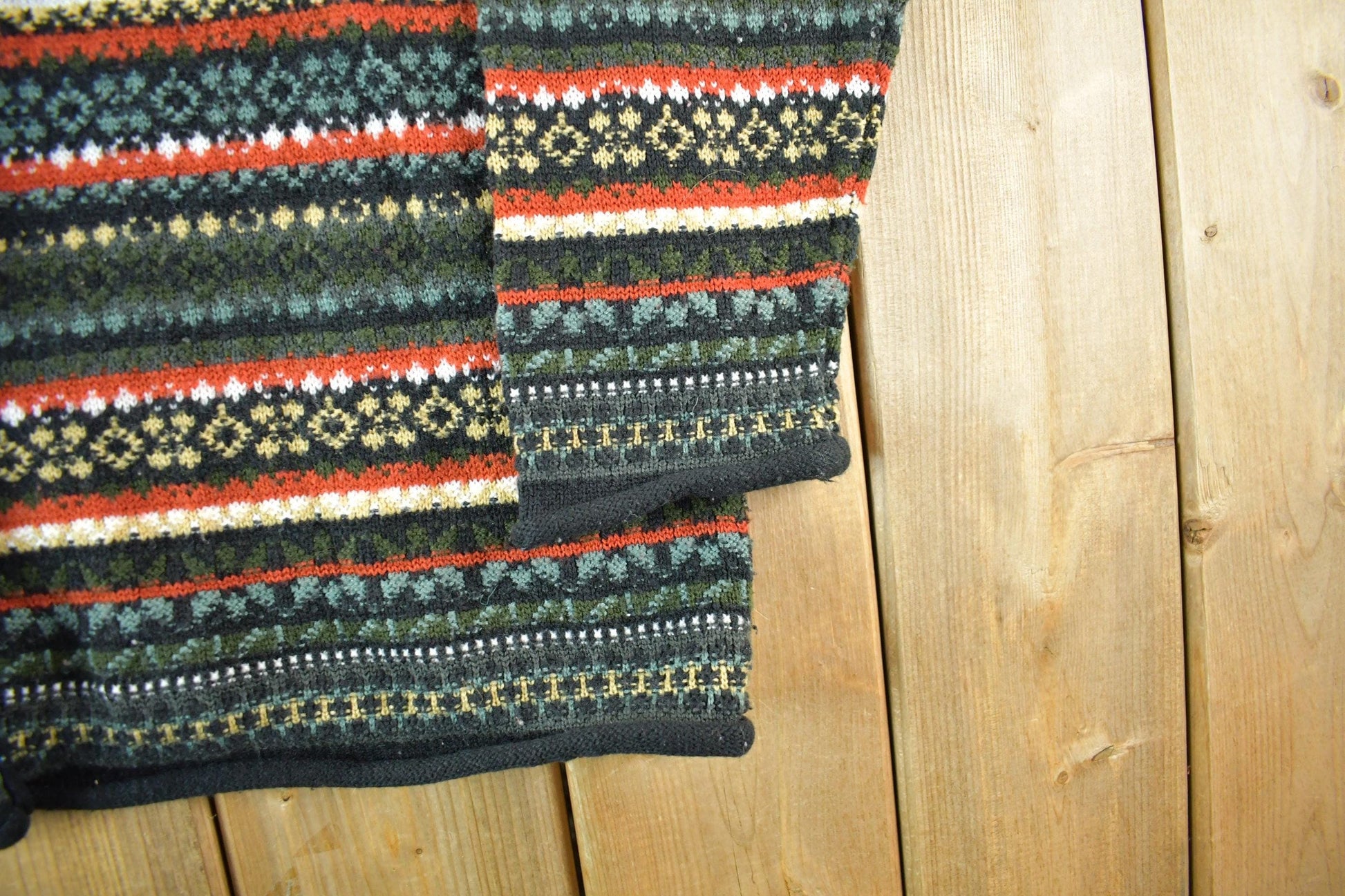 Vintage 1990s Cottage Cove Knit Cardigan Sweater Women's Large from propervintagecanada