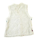 Vintage 1990s Cotton Ginny Argyle Pattern Chunky Knit Cardigan Sweater Vest Women's S from propervintagecanada