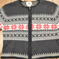 Vintage 1990s Cotton Ginny Knit Zip Up Sweater Men's Medium from propervintagecanada