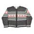 Vintage 1990s Cotton Ginny Knit Zip Up Sweater Men&
