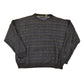 Vintage 1990s Cotton Reel Abstract Knit Crewneck Sweater Mens L from propervintagecanada