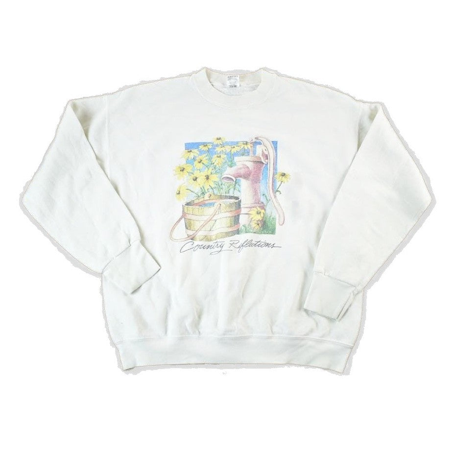 Vintage 1990s Country Reflections Crewneck Sweatshirt Womens L from propervintagecanada