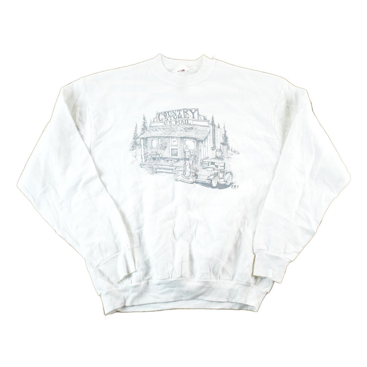 Vintage 1990s Country Store Crewneck Sweatshirt Mens XL from propervintagecanada