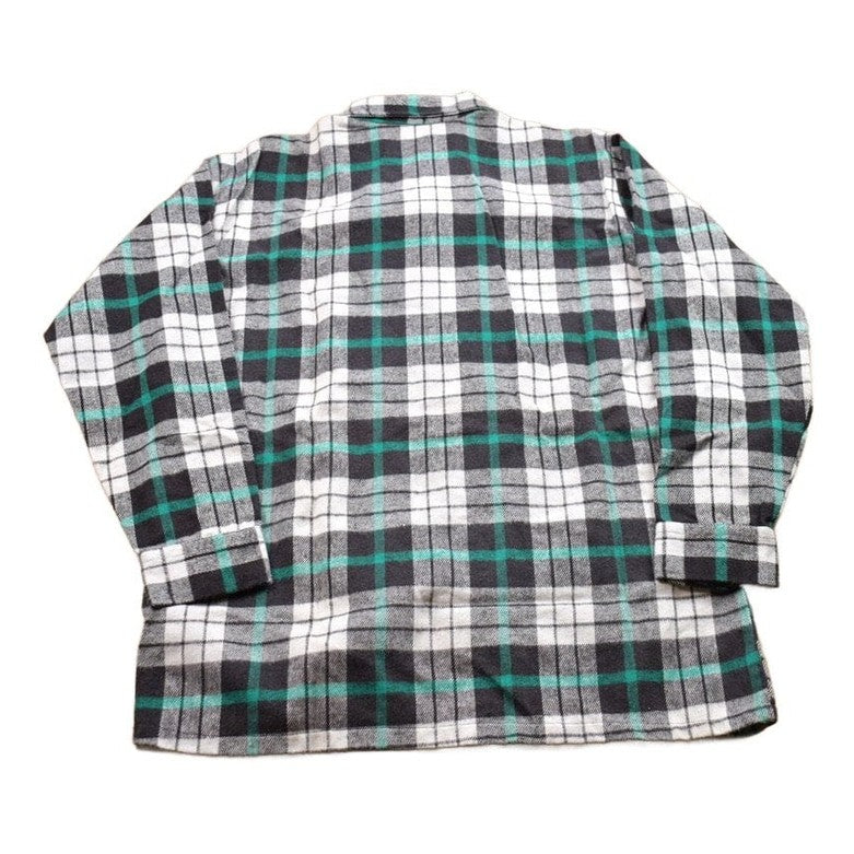 Vintage 1990s Country Wear Plaid Flannel Button Up Shirt Men's Large from propervintagecanada