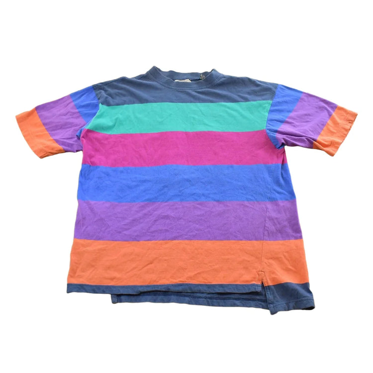 Vintage 1990s County Seat Striped T-Shirt Men's L from propervintagecanada