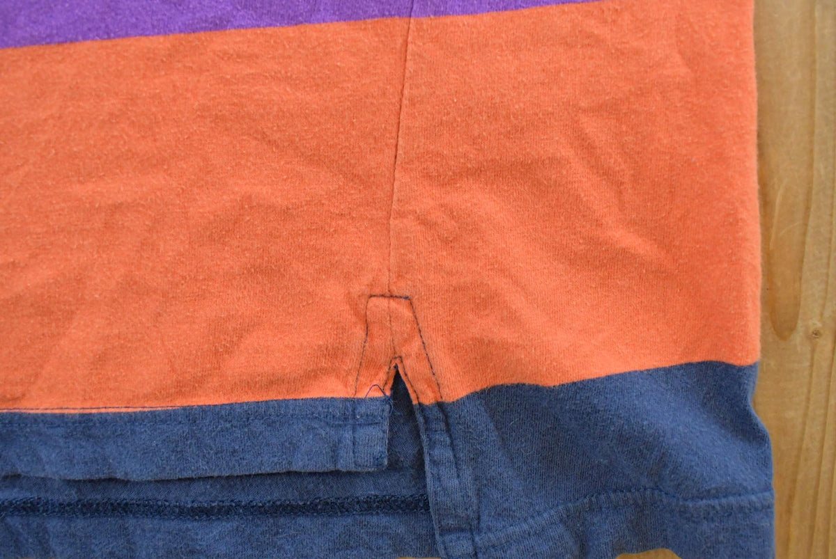 Vintage 1990s County Seat Striped T-Shirt Men's L from propervintagecanada