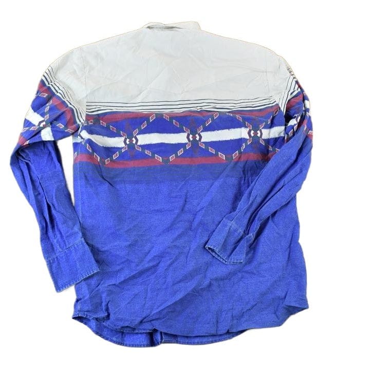 Vintage 1990s Cowboys Turtle Unique Western Button Up Shirt Men's Large from propervintagecanada