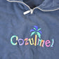 Vintage 1990s Cozumel Quarter Zip Crewneck Sweatshirt Men's L from propervintagecanada