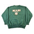 Vintage 1990s Crable Sportswear University of Miami Hurricanes Collegiate Crewneck Men&