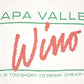 Vintage 1990s Crazy Shirt Napa Valley Wino Souvenir Travel T-Shirt Men's L from propervintagecanada