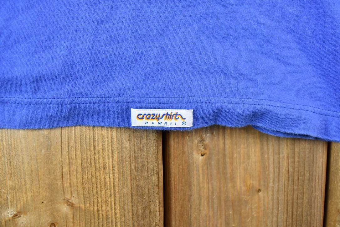 Vintage 1990s Crazy Stitch Hawaii Embroidered Souvenir San Francisco California Trolly Car T-Shirt Men's XL from propervintagecanada