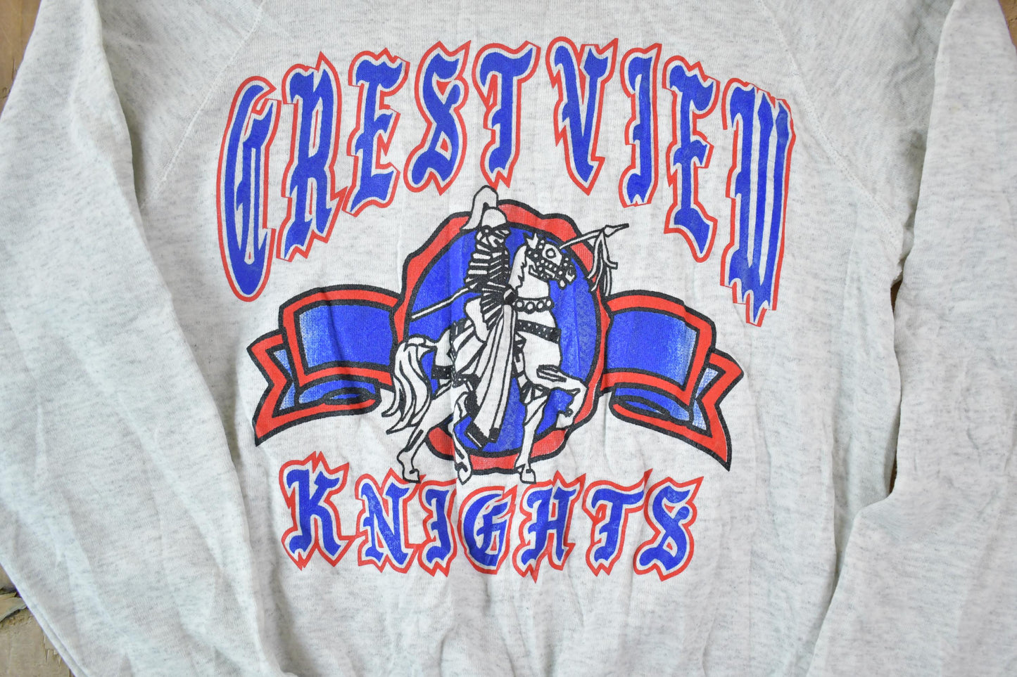 Vintage 1990s Crestview Knights University Collegiate Crewneck Men's Medium from propervintagecanada