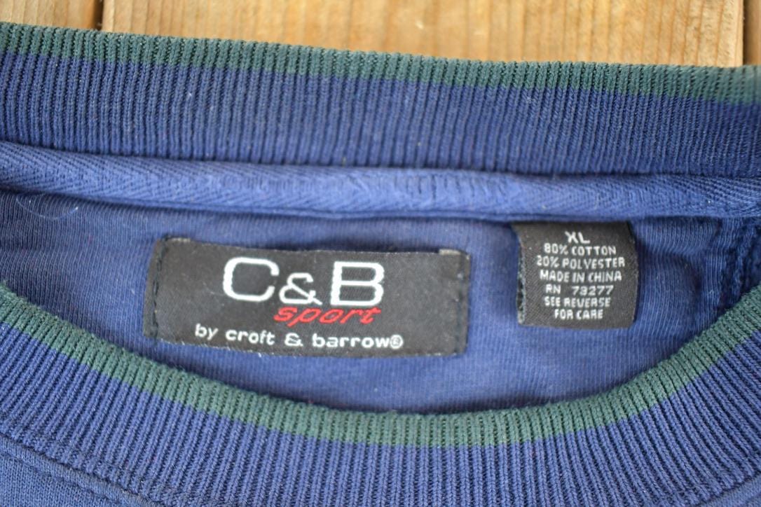 Vintage 1990s Croft And Barrow Golfing Crewneck Sweatshirt Mens L from propervintagecanada