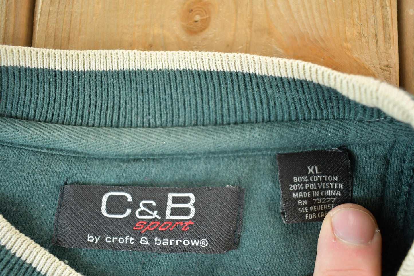 Vintage 1990s Croft And Barrow Sport Golfing Souvenir Crewneck Sweatshirt Men's XL from propervintagecanada