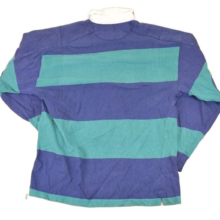 Vintage 1990s Croft And Barrow Striped Rugby Button Up Shirt Men's M from propervintagecanada