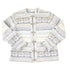 Vintage 1990s Croft & Barrow fair isle metal clasp Knit Cardigan Sweater Women&