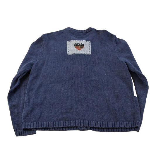 Vintage 1990s Croft & Barrow Full Zip Knit Sweater Women's M from propervintagecanada