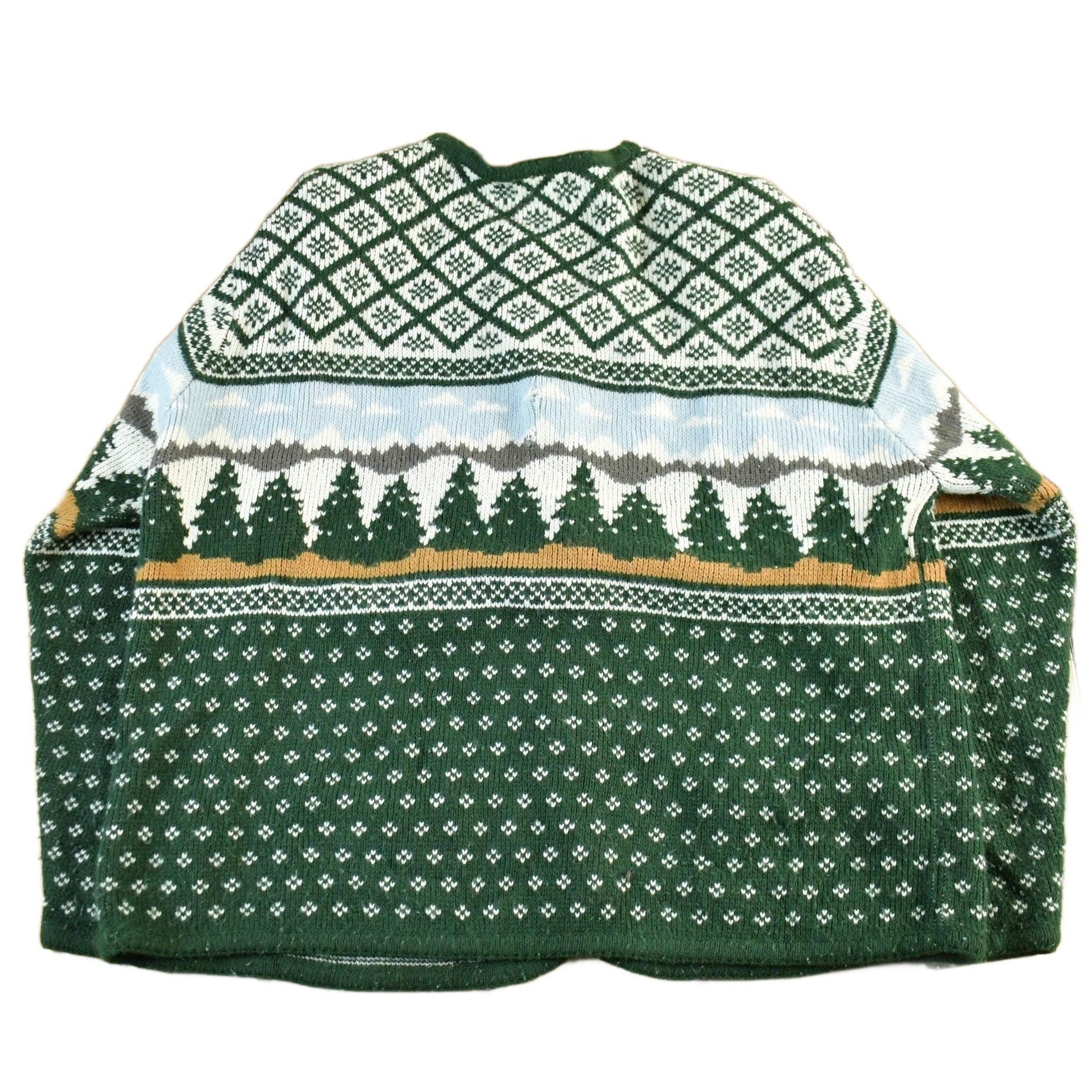 Vintage 1990s Croft & Barrow Knit Cardigan Sweater Women's XL from propervintagecanada