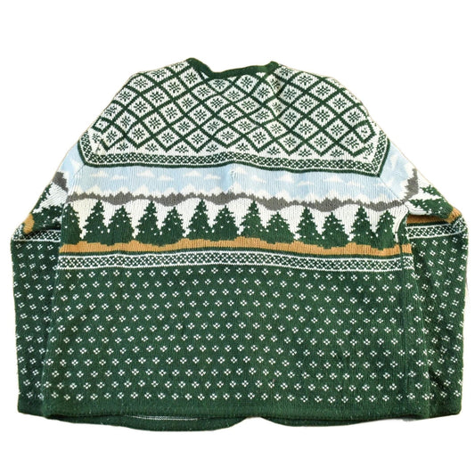 Vintage 1990s Croft & Barrow Knit Cardigan Sweater Women's XL from propervintagecanada