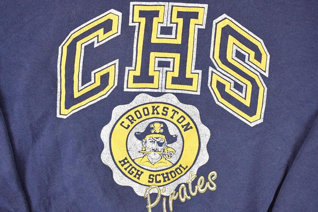 Vintage 1990s Crookston High School Crewneck Sweater Mens L from propervintagecanada