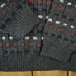 Vintage 1990s Crossings Knit Abstract Pattern Crewneck Sweater from propervintagecanada