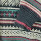 Vintage 1990s Crosswoods Knit Abstract Pattern Crewneck Sweater Mens Large from propervintagecanada