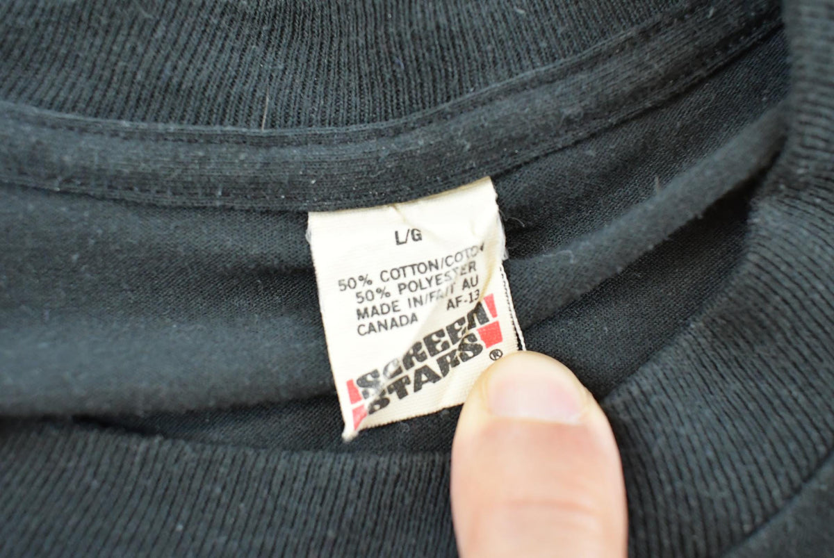 Vintage 1990s Crowded House Graphic Band T-shirt Men's M from propervintagecanada