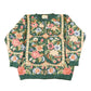 Vintage 1990s Crystal-Kobe Knit Floral Sweater Women's Large from propervintagecanada